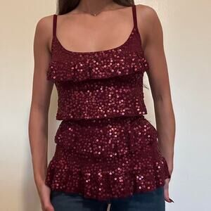 Vintage sequin top stunning